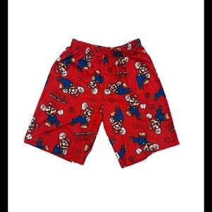 Little Boys Size XS 4/5 Mario Sleep Shorts (0689)‎